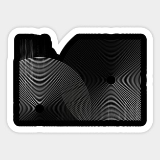 Black & White Sticker